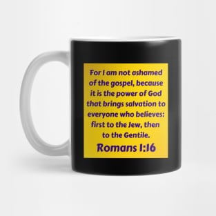 Bible Verse Romans 1:16 Mug